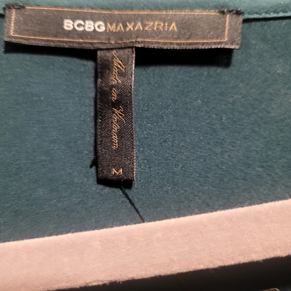 BCBGMaxazria Green Blouse - Picture 3 of 4